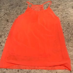 😎👙Sheer orange beach cover up